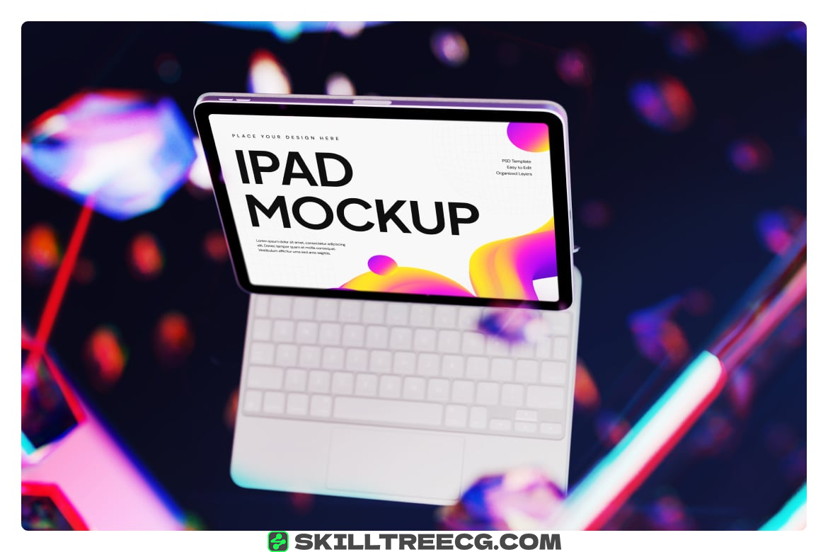 图片[4]-Vibrant Tech iPad Mockup（147464）-技能树